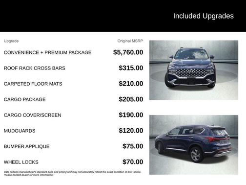 Stormy Blue 2022 Hyundai SANTA FE SEL