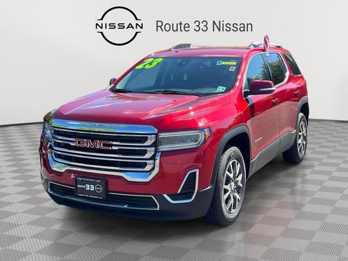 Volcanic Red Tintcoat 2023 GMC Acadia FWD SLE