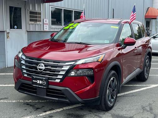Scarlet Ember Tintcoat 2025 Nissan Rogue SV