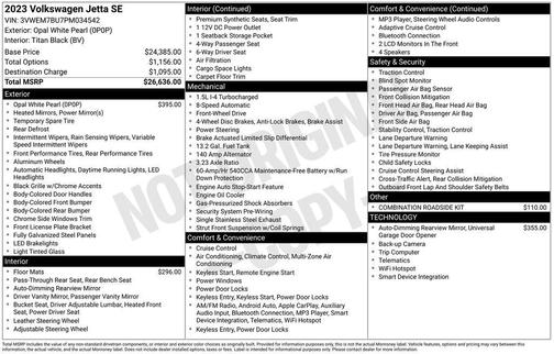 2023 Volkswagen Jetta 1.5T SE