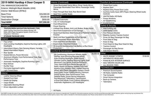 2019 MINI Hardtop Cooper S
