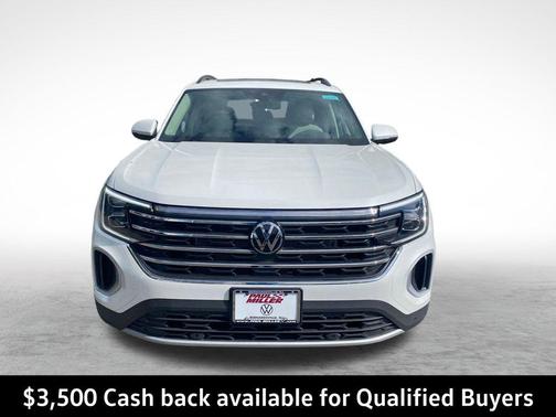 White 2026 Volkswagen Atlas 2.0T SE w/Technology 4MOTION