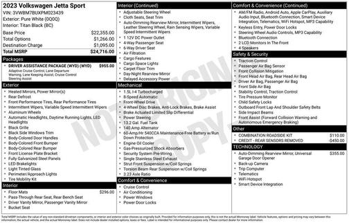 2023 Volkswagen Jetta 1.5T Sport