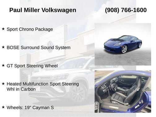 Blue 2020 Porsche 718 Cayman Base