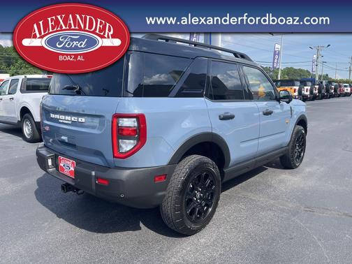 AZURE GRAY METALLIC TRI-COAT 2025 Ford Bronco Sport Badlands