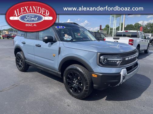 AZURE GRAY METALLIC TRI-COAT 2025 Ford Bronco Sport Badlands