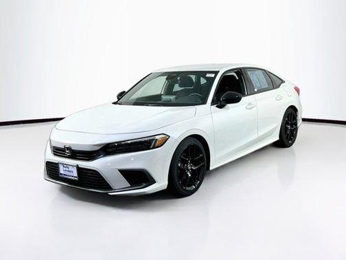 Platinum White Pearl 2023 Honda Civic Sport