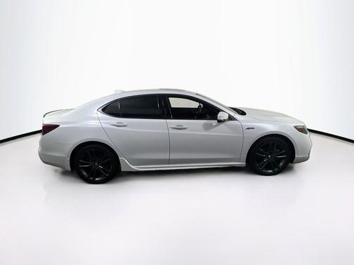 Platinum White Pearl 2019 Acura TLX Technology