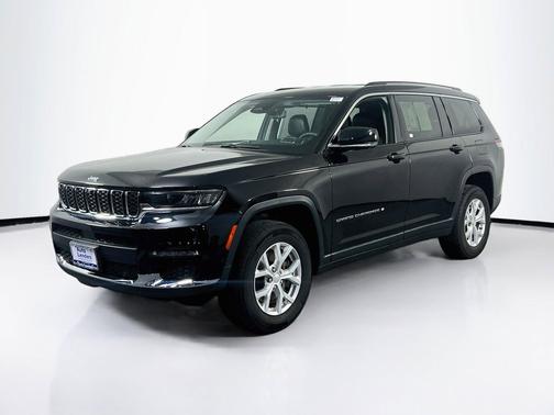 Diamond Black Crystal Pearlcoat 2023 Jeep Grand Cherokee L Limited
