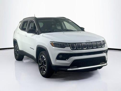Bright White Clearcoat 2022 Jeep Compass Limited