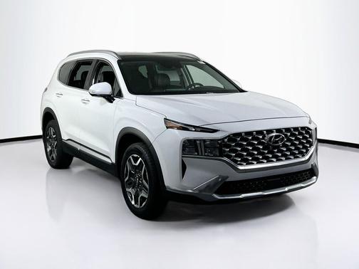 Serenity White Pearl 2023 Hyundai SANTA FE HEV SEL Premium