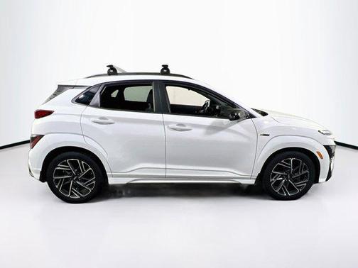 Lunar White 2023 Hyundai KONA N Line