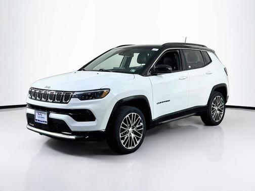Bright White Clearcoat 2023 Jeep Compass Limited
