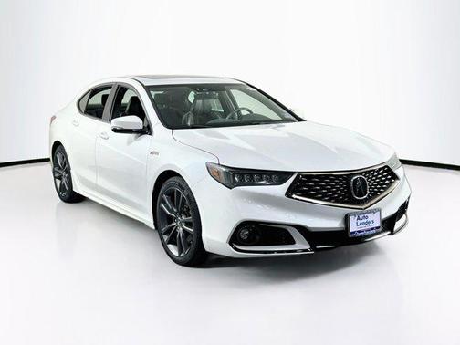 Platinum White Pearl 2019 Acura TLX Technology