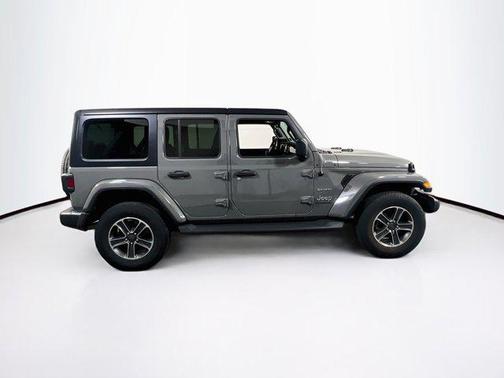 Sting-Gray Clearcoat 2023 Jeep Wrangler 4-Door Sahara 4x4