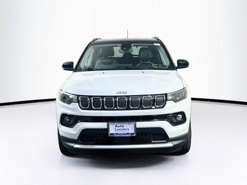 Bright White Clearcoat 2022 Jeep Compass Limited