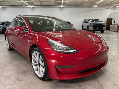 Red Multi-Coat 2018 Tesla Model 3 Long Range