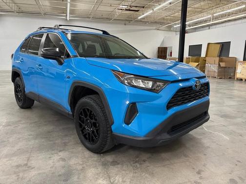 Blue Flame 2021 Toyota RAV4 LE