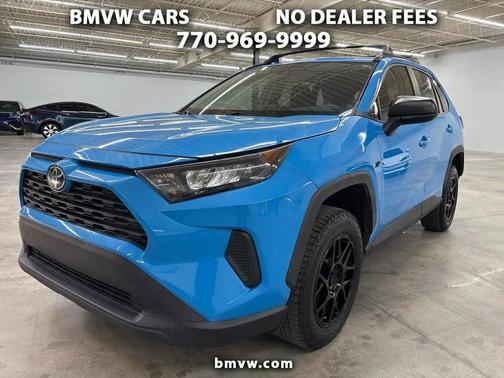 Blue Flame 2021 Toyota RAV4 LE