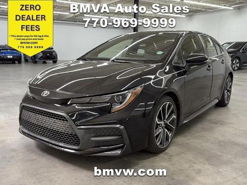 Black Sand Pearl 2020 Toyota Corolla XSE