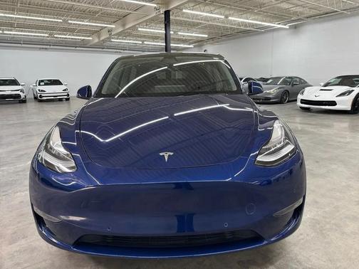 Deep Blue Metallic 2021 Tesla Model Y Long Range Dual Motor All-Wheel Drive