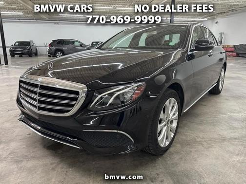 Black 2018 Mercedes-Benz E-Class E 300 RWD Sedan