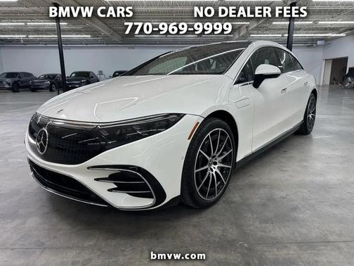 White 2023 Mercedes-Benz EQS 450 4MATIC