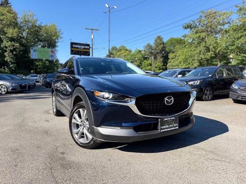 Deep Crystal Blue Mica 2024 Mazda CX-30 2.5 S Premium Package