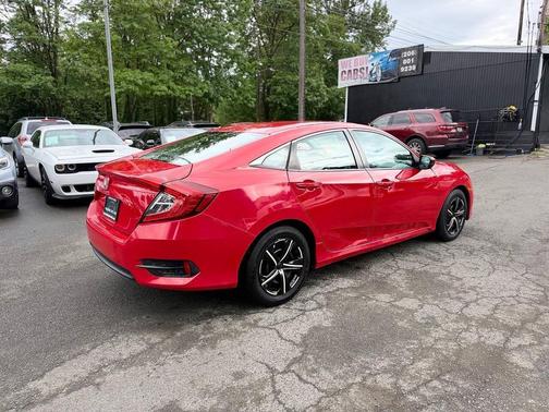 Red 2016 Honda Civic LX