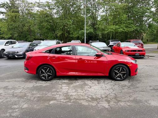 Red 2016 Honda Civic LX