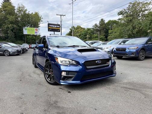 Galaxy Blue Silica 2015 Subaru WRX STI Limited