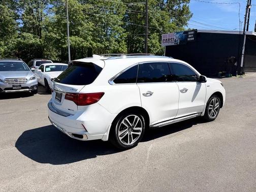 Platinum White Pearl 2020 Acura MDX Sport Hybrid Advance Package