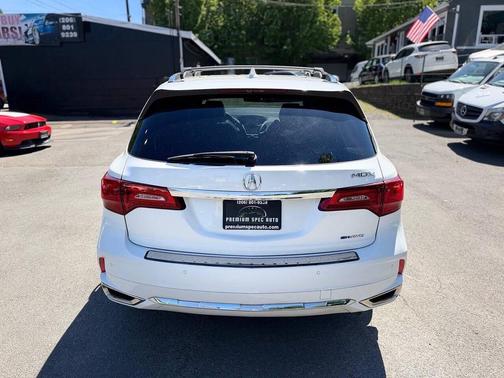 Platinum White Pearl 2020 Acura MDX Sport Hybrid Advance Package