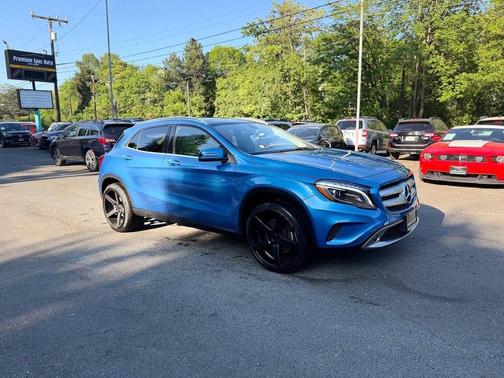 Blue 2015 Mercedes-Benz GLA-Class 4MATIC