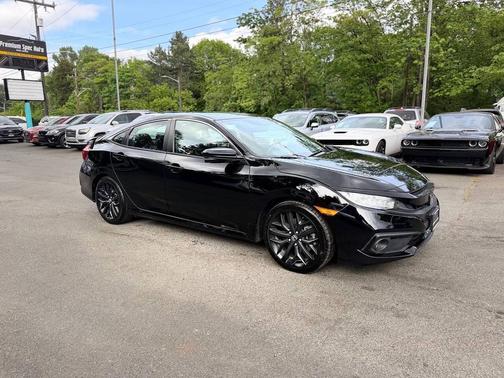 Crystal Black Pearl 2020 Honda Civic Si Base