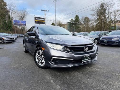 Modern Steel Metallic 2019 Honda Civic LX
