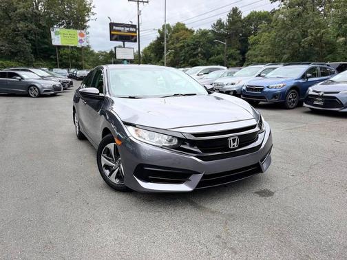 Modern Steel Metallic 2017 Honda Civic LX