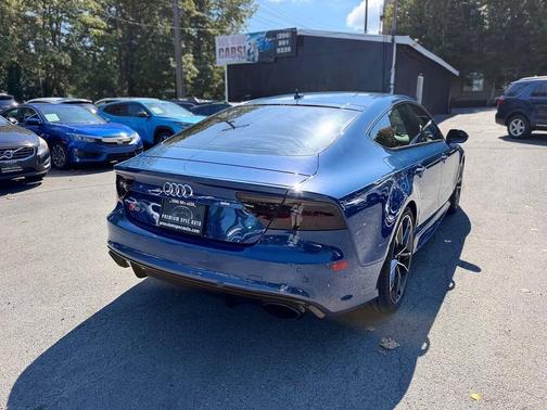 Blue 2018 Audi RS 7 4.0T Performance