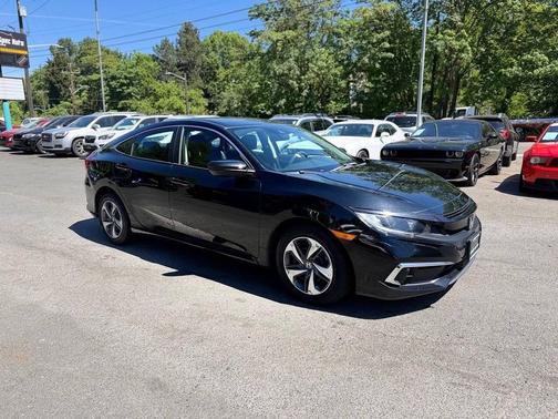 Crystal Black Pearl 2019 Honda Civic LX
