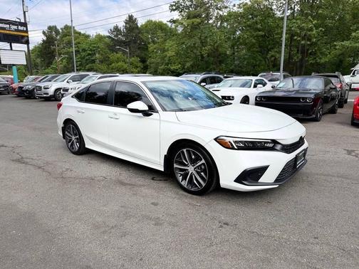 Platinum White Pearl 2024 Honda Civic Touring