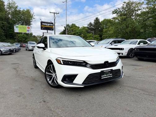 Platinum White Pearl 2024 Honda Civic Touring