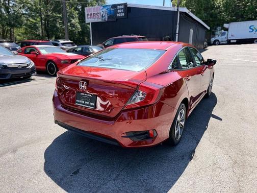 Orange 2020 Honda Civic LX