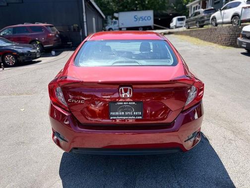 Orange 2020 Honda Civic LX