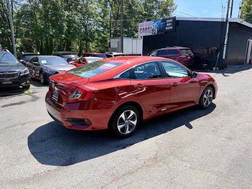 Orange 2020 Honda Civic LX