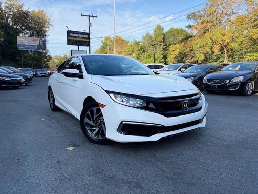 Platinum White Pearl 2019 Honda Civic LX