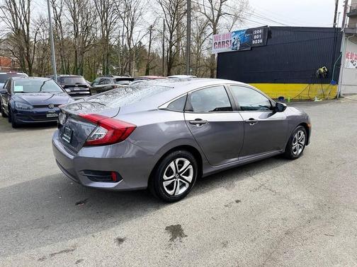 Modern Steel Metallic 2017 Honda Civic LX