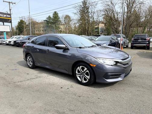 Modern Steel Metallic 2017 Honda Civic LX
