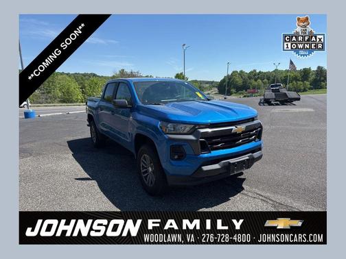 Glacier Blue Metallic 2024 Chevrolet Colorado LT
