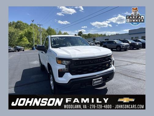 Summit White 2026 Chevrolet Silverado 1500 WT