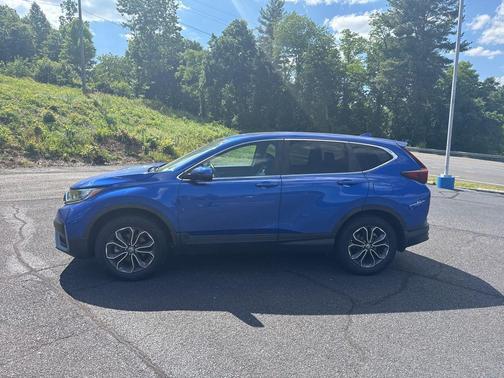 Blue 2022 Honda CR-V AWD EX-L